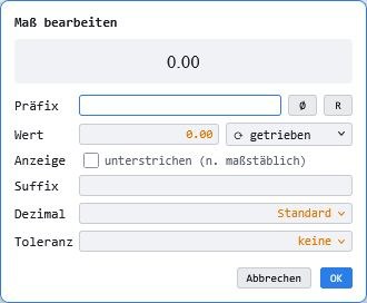 Mass bearbeiten Mass bearbeiten
