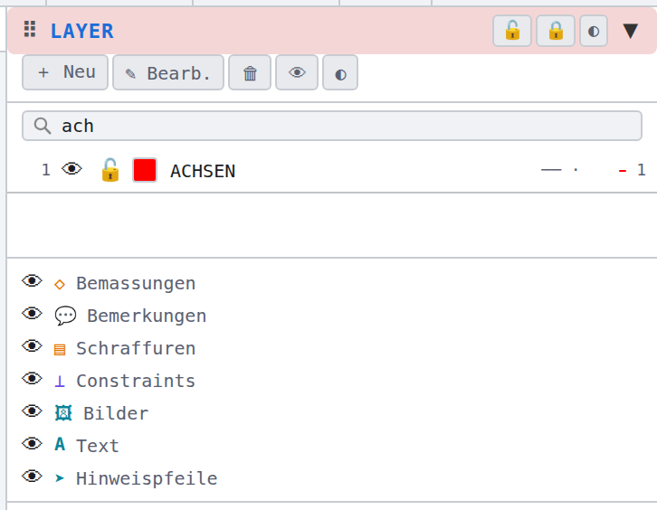 Suche nach «ach»: nur «ACHSEN» bleibt