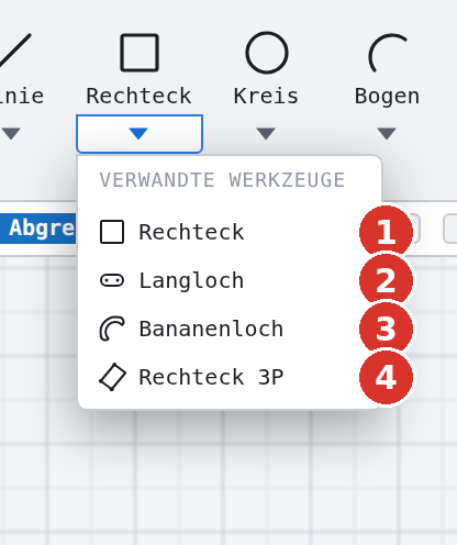 Familie «Rechteck», Eintrag (4) Rechteck 3P