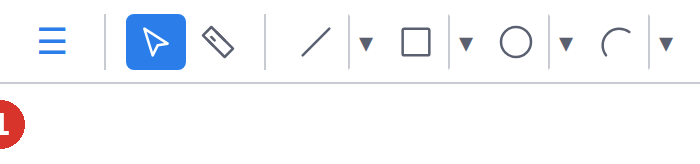 Klassische Leiste: (1) der Button «Datei» öffnet dasselbe Menü — linke Hälfte