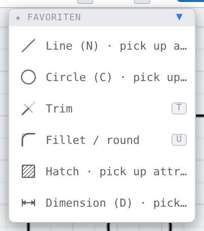 The set-up palette