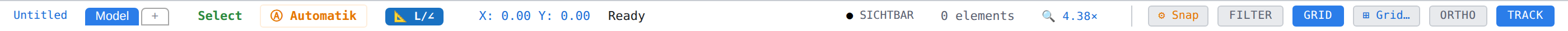The status bar — complete and in two halves