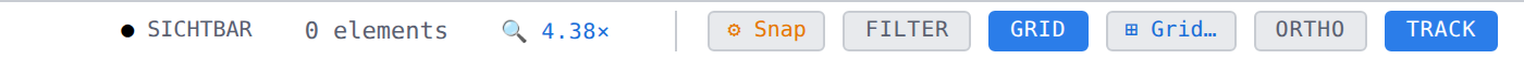 The status bar — complete and in two halves — right half