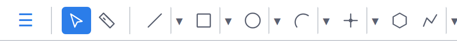 The classic toolbar — whole and in three parts — part 1 of 3