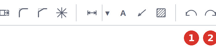Classic toolbar: (3) Delete — left half