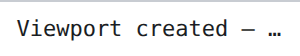 The message in the status bar